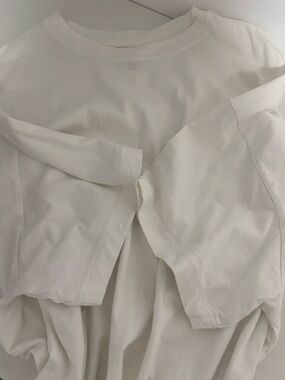 H&M Classic Oversized White Short Sleeve Tee